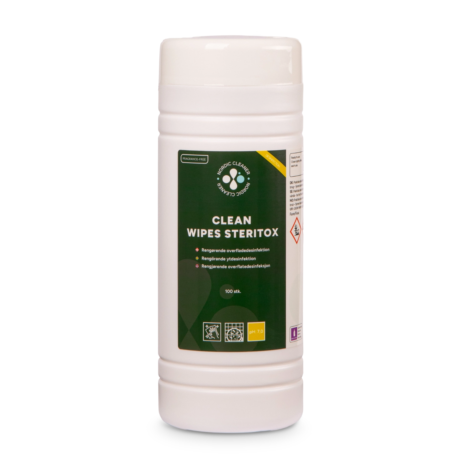 Clean Wipes Steritox - Overfladedesinfektion 12x100